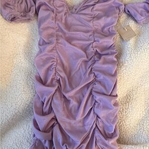 Forever 21 Lilac Glitter Dress